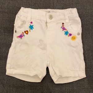 M&S white shorts